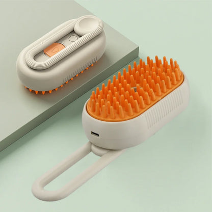 Cat Steam Brush Steamy Dog Brush 3 in 1 Electric Spray Cat Hair Brushes for Pet Grooming Massage Comb Cat Dog Hair Removal Combs